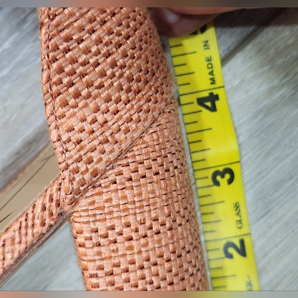 Sam Edelman Yaro Elegant Peach Block Heel Ankle Strap Sandals Size 7 - Picture 7 of 9